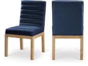 901Navy-C Double Chair