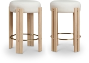 815Cream-C Double Chair