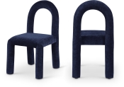 11061Navy-C Double Chair