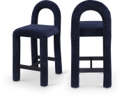 11062Navy-C Double Chair
