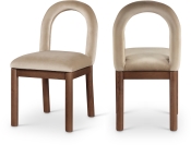 11009Beige-C Double Chair