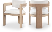 11094Cream-C Double Chair