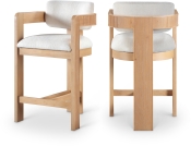 11074Cream-C Double Chair