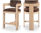 11077Brown-C Double Chair