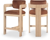 11077Cognac-C Double Chair