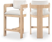 11077Cream-C Double Chair
