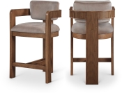 11079Taupe-C Double Chair