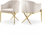763Cream-C Double Chair