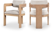 11091Beige-C Double Chair