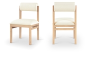 11052Cream-C Double Chair