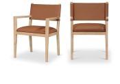 88016Cognac-AC Double Chair