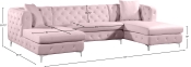 664Pink-Sectional Dim
