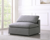601Grey-Armless alternate view 1