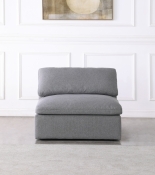 601Grey-Armless alternate view 2