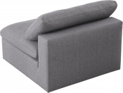 601Grey-Armless alternate view 3