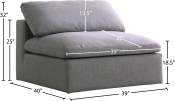 601Grey-Armless Dim