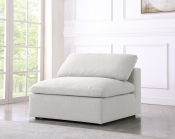 601Cream-Armless alternate view 1