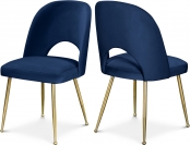 990Navy-C Double Chair