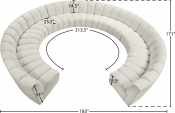 638Cream-11PC Dim