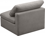 602Grey-Armless alternate view 3