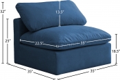 602Navy-Armless Dim