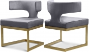 953Grey-C Double Chair