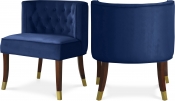 933Navy-C Double Chair