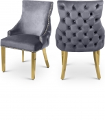 730Grey-C Double Chair