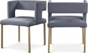 967Grey-C Double Chair