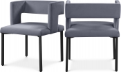 968Grey-C Double Chair