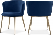 965Navy-C Double Chair